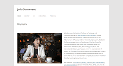 Desktop Screenshot of julia-sonnevend.com